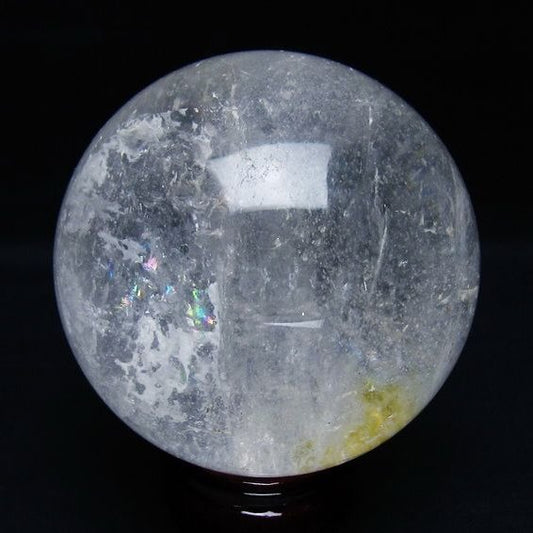 水晶 丸玉 88mm スフィア 置物 水晶玉 一点物 151-9098
