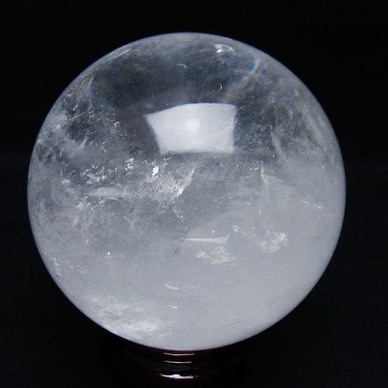 水晶 丸玉 87mm スフィア 置物 水晶玉 一点物 151-9100