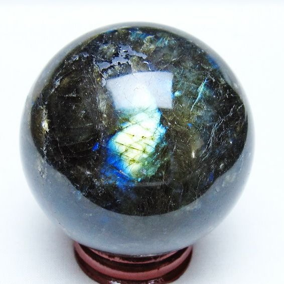 ラブラドライト 丸玉 60mm スフィア 一点物 151-9210