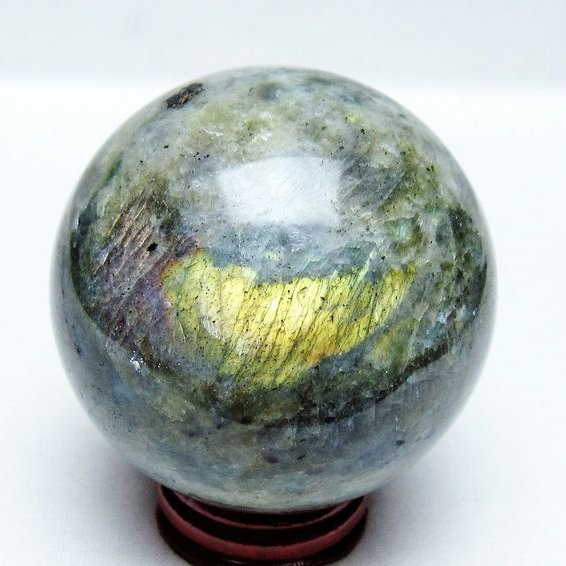 ラブラドライト 丸玉 65mm スフィア 一点物 151-9213