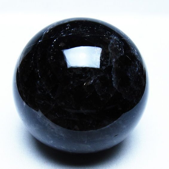 モリオン 黒水晶 丸玉 72mm スフィア 一点物 151-9223