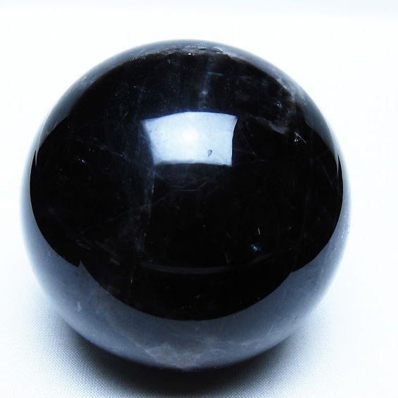 モリオン 黒水晶 丸玉 72mm スフィア 一点物 151-9224