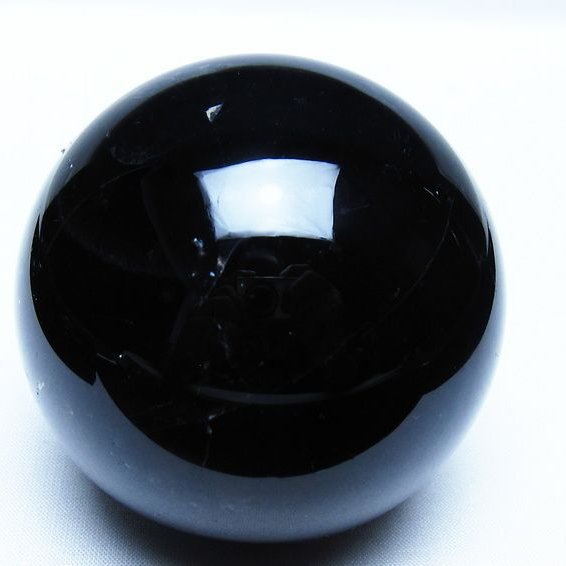 モリオン 黒水晶 丸玉 75mm スフィア 一点物 151-9247