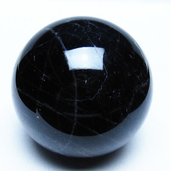 モリオン 黒水晶 丸玉 72mm スフィア 一点物 151-9249