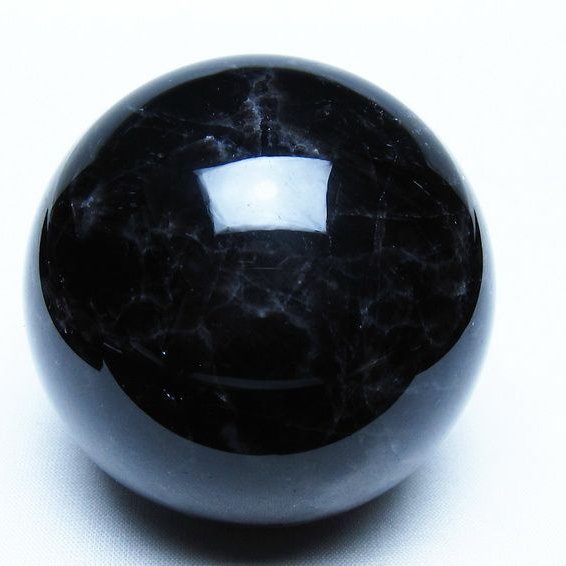 モリオン 黒水晶 丸玉 68mm スフィア 一点物 151-9251