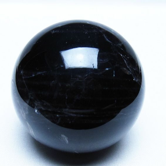モリオン 黒水晶 丸玉 64mm スフィア 一点物 151-9252