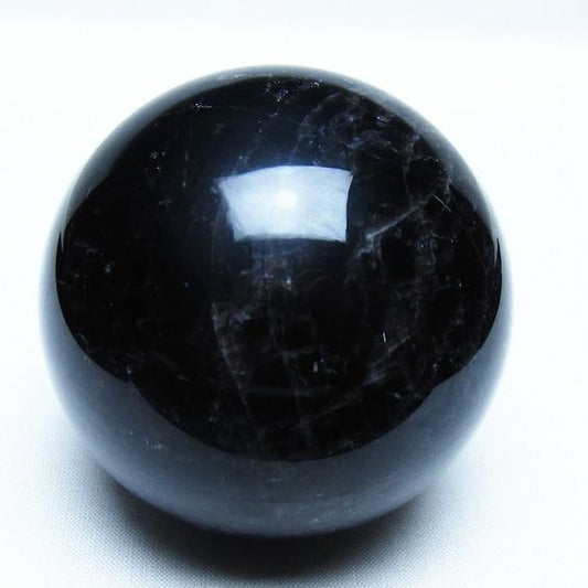 モリオン 黒水晶 丸玉 69mm スフィア 一点物 151-9262