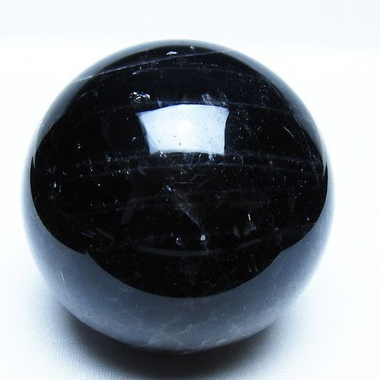 モリオン 黒水晶 丸玉 74mm スフィア 一点物 151-9264