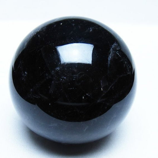モリオン 黒水晶 丸玉 79mm スフィア 一点物 151-9267
