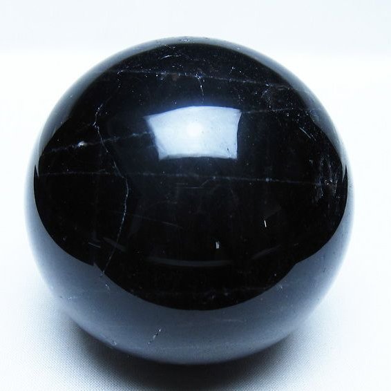 モリオン 黒水晶 丸玉 80mm スフィア 一点物 151-9268
