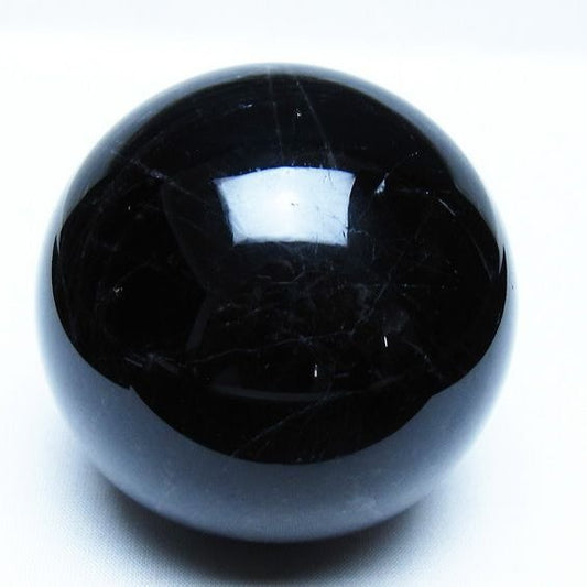 モリオン 黒水晶 丸玉 74mm スフィア 一点物 151-9272