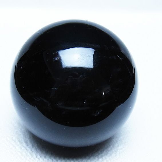 モリオン 黒水晶 丸玉 72mm スフィア 一点物 151-9275