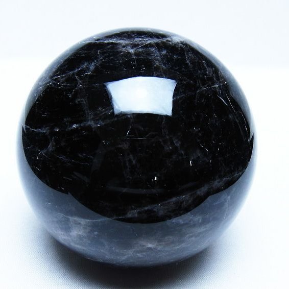 モリオン 黒水晶 丸玉 85mm スフィア 一点物 151-9285