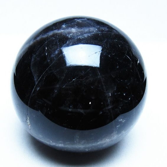1.1Kg モリオン 黒水晶 丸玉 91mm スフィア 一点物 151-9292