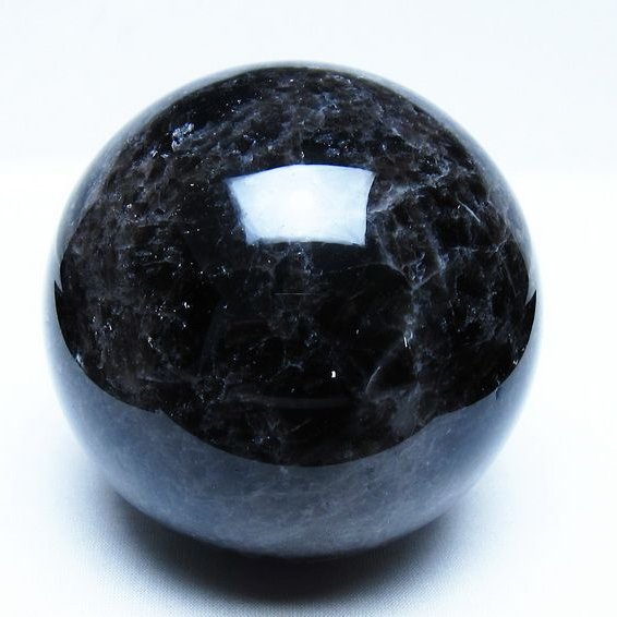 1.2Kg モリオン 黒水晶 丸玉 93mm スフィア 一点物 151-9295