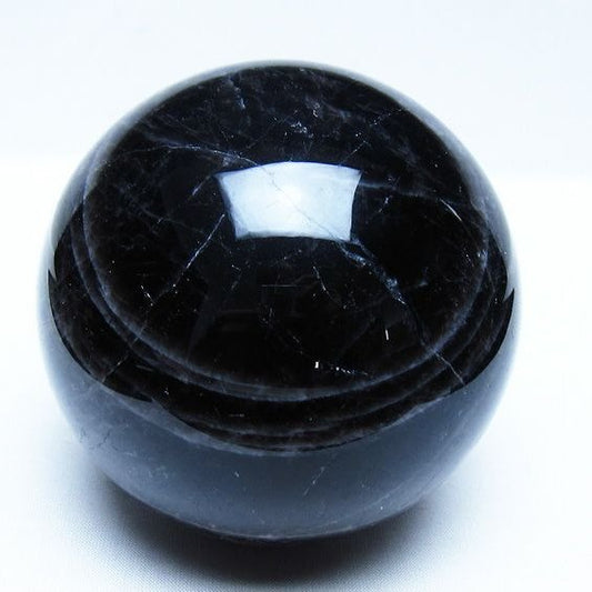1.2Kg モリオン 黒水晶 丸玉 94mm スフィア 一点物 151-9296