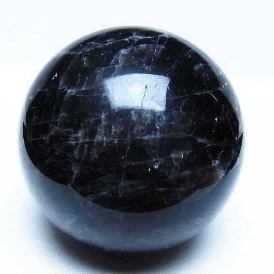 1.2Kg モリオン 黒水晶 丸玉 94mm スフィア 一点物 151-9298