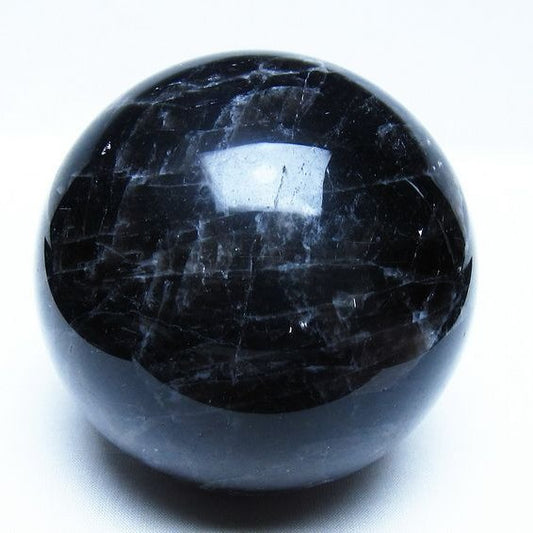 1.2Kg モリオン 黒水晶 丸玉 94mm スフィア 一点物 151-9298