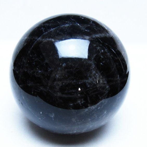 1.2Kg モリオン 黒水晶 丸玉 93mm スフィア 一点物 151-9301