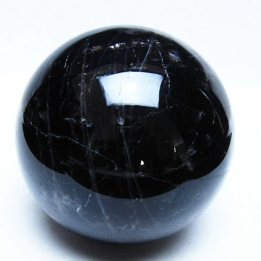 1.1Kg モリオン 黒水晶 丸玉 92mm スフィア 一点物 151-9308