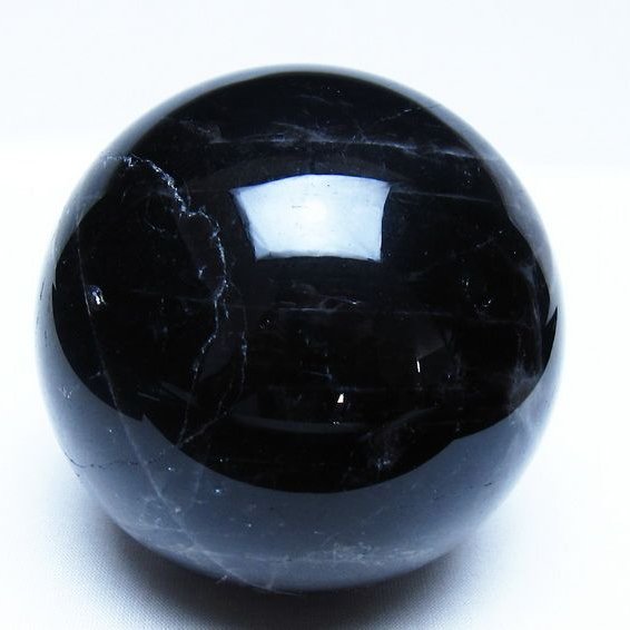 モリオン 黒水晶 丸玉 88mm スフィア 一点物 151-9311