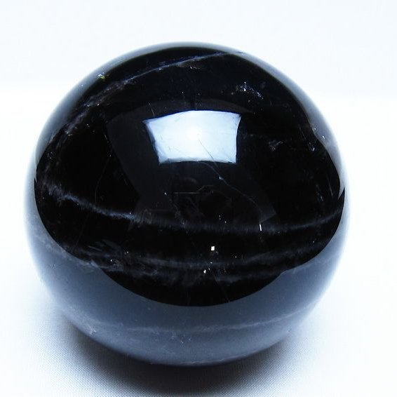 モリオン 黒水晶 丸玉 88mm スフィア 一点物 151-9312