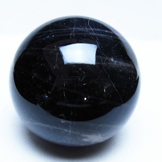 モリオン 黒水晶 丸玉 86mm スフィア 一点物 151-9315