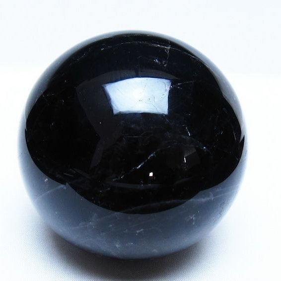 モリオン 黒水晶 丸玉 86mm スフィア 一点物 151-9316