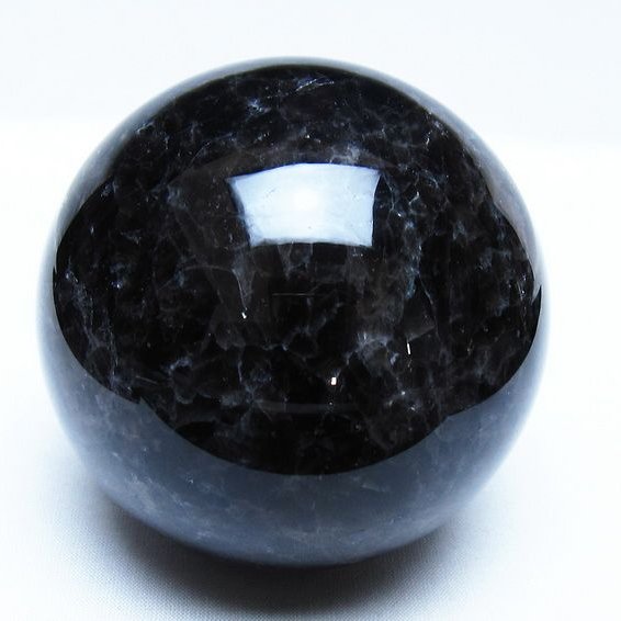 モリオン 黒水晶 丸玉 87mm スフィア 一点物 151-9317