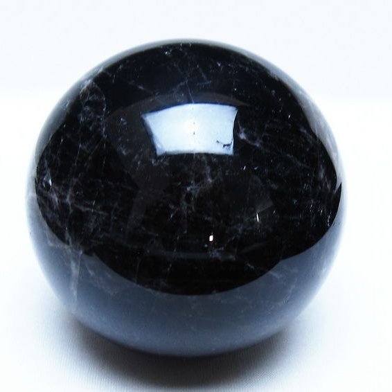 モリオン 黒水晶 丸玉 86mm スフィア 一点物 151-9318