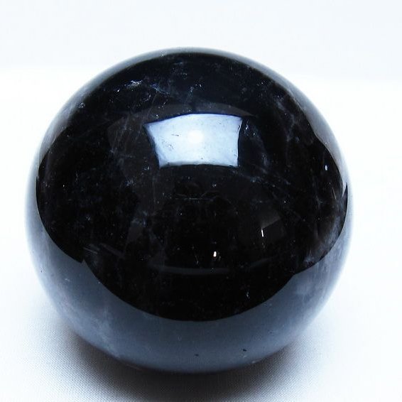 モリオン 黒水晶 丸玉 82mm スフィア 一点物 151-9322