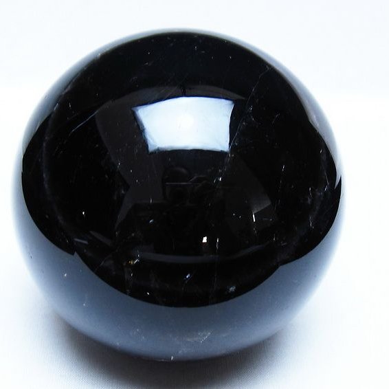 1.2Kg モリオン 黒水晶 丸玉 94mm スフィア 一点物 151-9340