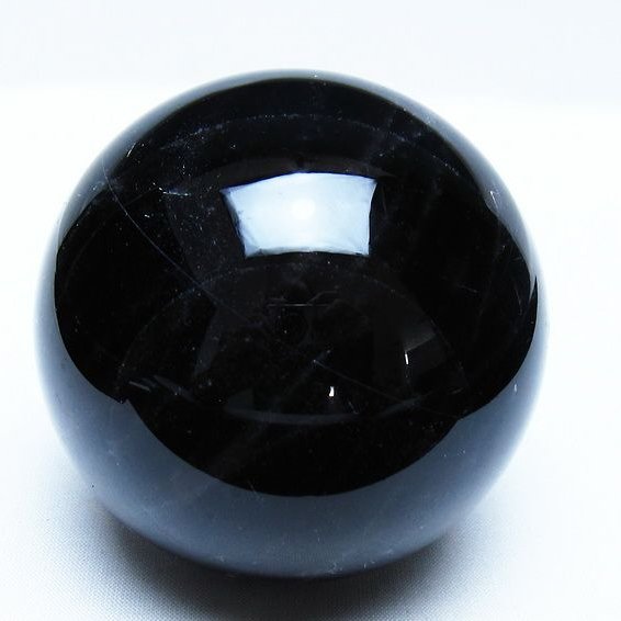 モリオン 黒水晶 丸玉 79mm スフィア 一点物 151-9364