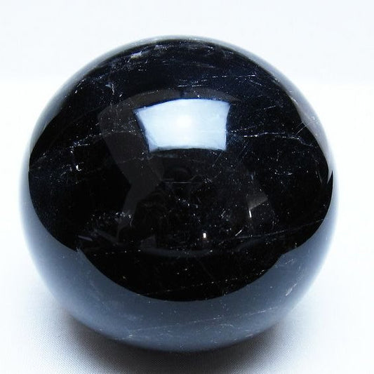モリオン 黒水晶 丸玉 88mm スフィア 一点物 151-9368