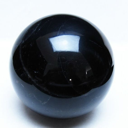 1.3Kg モリオン 黒水晶 丸玉 96mm スフィア 一点物 151-9372