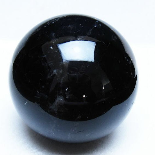 1.4Kg モリオン 黒水晶 丸玉 100mm スフィア 一点物 151-9373