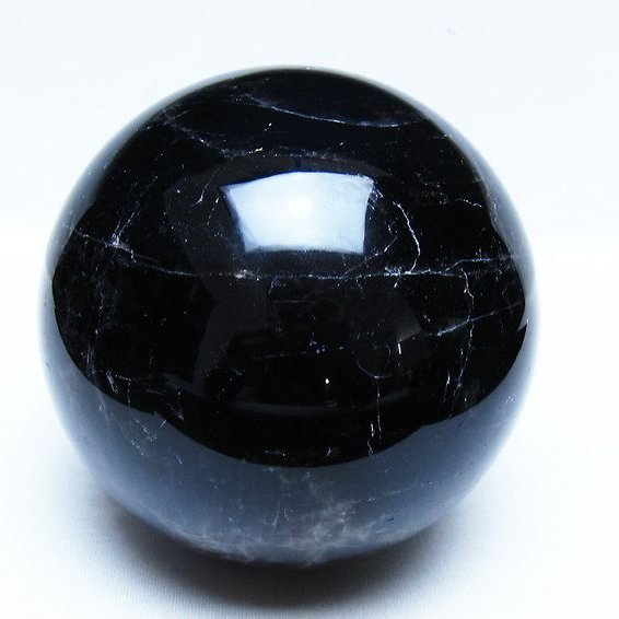 1.8Kg モリオン 黒水晶 丸玉 113mm スフィア 一点物 151-9405