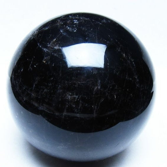 2Kg モリオン 黒水晶 丸玉 115mm スフィア 一点物 151-9406