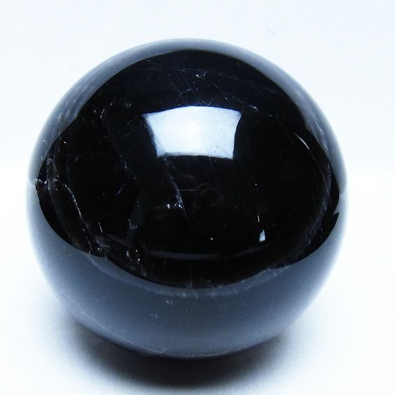 1.8Kg モリオン 黒水晶 丸玉 113mm スフィア 一点物 151-9413