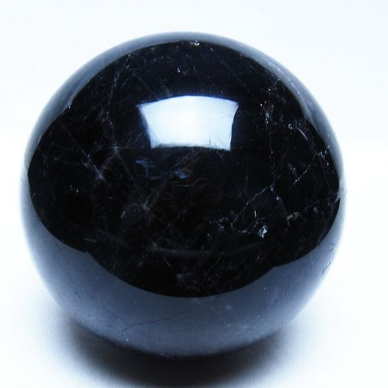 1.7Kg モリオン 黒水晶 丸玉 110mm スフィア 一点物 151-9414