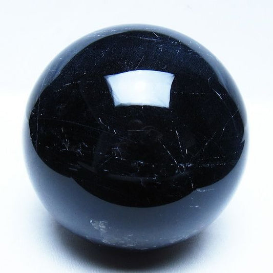 1.8Kg モリオン 黒水晶 丸玉 110mm スフィア 一点物 151-9415