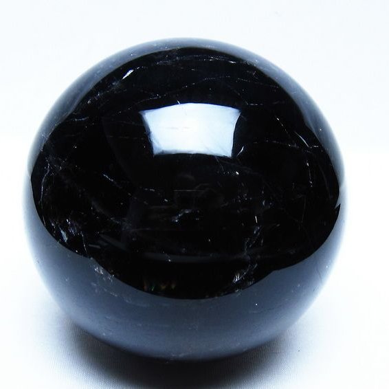 1.7Kg モリオン 黒水晶 丸玉 110mm スフィア 一点物 151-9425