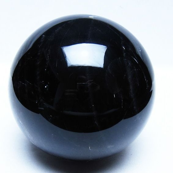 1.8Kg モリオン 黒水晶 丸玉 113mm スフィア 一点物 151-9426