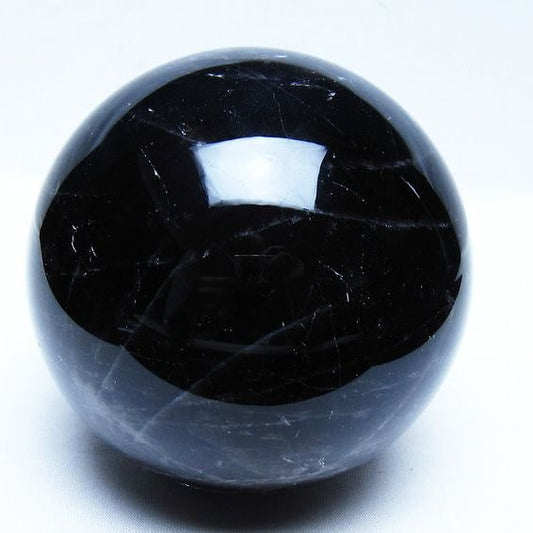 1.5Kg モリオン 黒水晶 丸玉 108mm スフィア 一点物 151-9427
