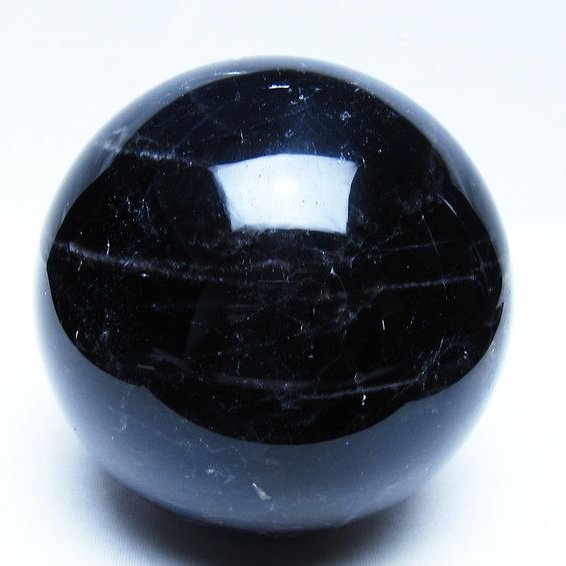 2Kg モリオン 黒水晶 丸玉 115mm スフィア 一点物 151-9430