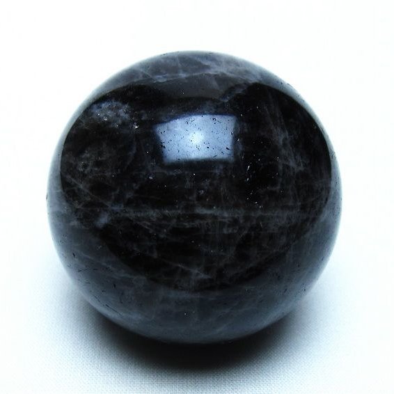 モリオン 黒水晶 丸玉 55mm 一点物 151-9437