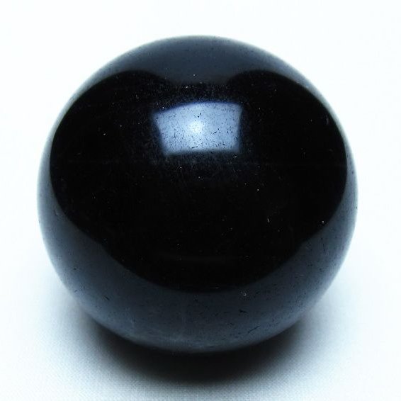 モリオン 黒水晶 丸玉 56mm 一点物 151-9438