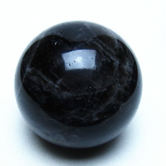 モリオン 黒水晶 丸玉 54mm 一点物 151-9440