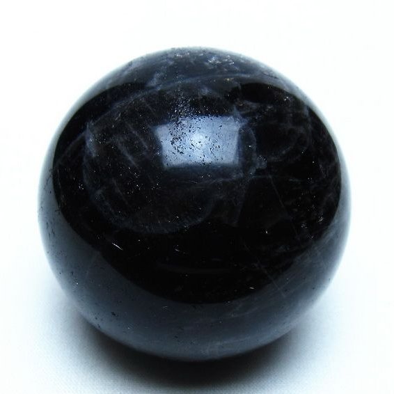モリオン 黒水晶 丸玉 56mm 一点物 151-9444