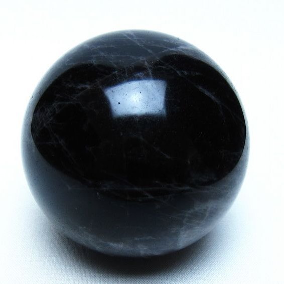 モリオン 黒水晶 丸玉 63mm 一点物 151-9460